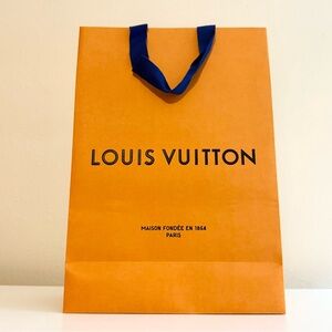 Authentic Louis Vuitton shopping bag